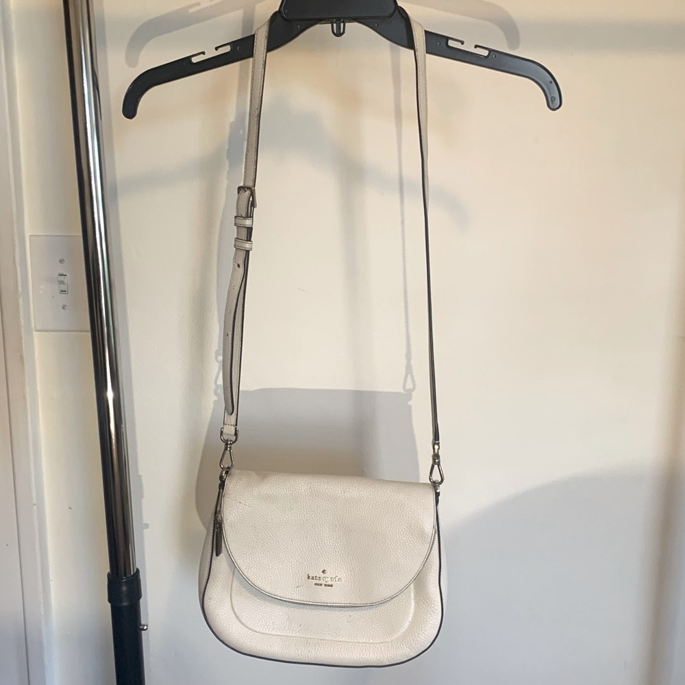 White Kate Spade Crossbody Bag